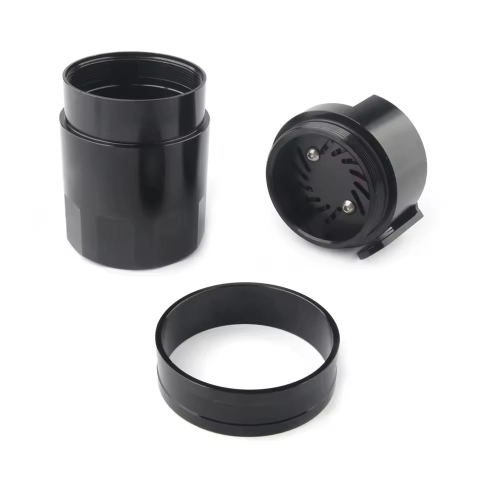 Bidon de récupération d'huile en aluminium de course universel, précieux avec 8 raccords, neuf