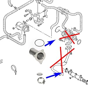 Suppression de vanne EGR pour VW Touareg R5 2,5l TDI
